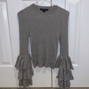 Forever 21 tiered bell sleeve top